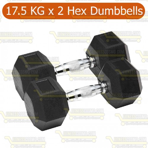 17.5-x-2 Hex Dumbbells